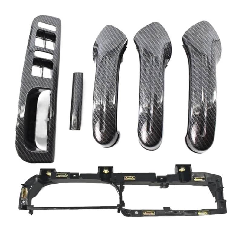 Auto Innentürgriffe Für VW Für Golf 4 MK4 Für Bora Für Jetta 1999-2004 Tür Armlehne Innere Tür Pull Griff Trim(6pcs) von VPLPEREQAK