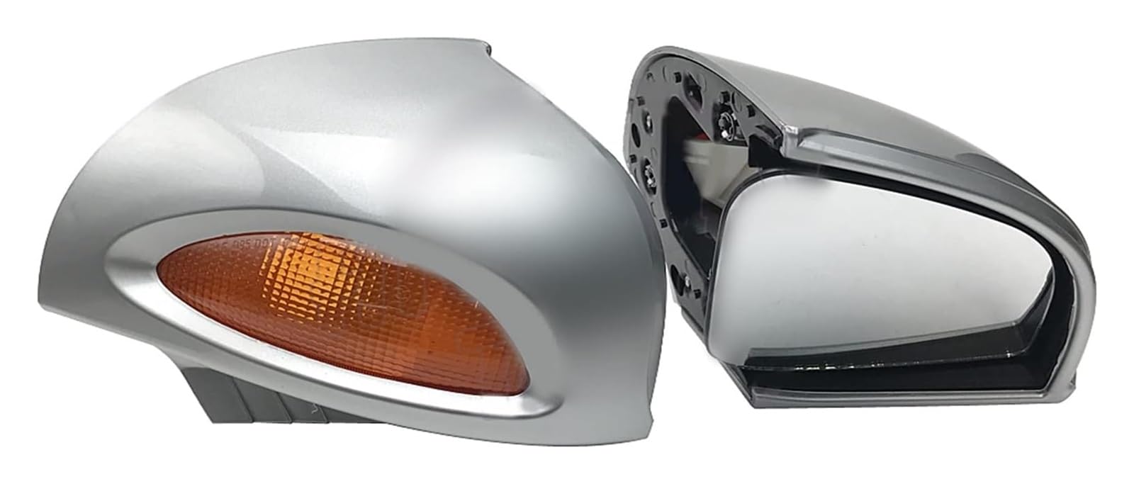 Motorrad Rückspiegel Für BM&W R1100 RT R1100 RTP R1150 RT Dekoration Silber Motorrad Rückspiegel Blinker Lichter Abdeckung Motocross Spiegel Shell Fall von VPLPEREQAK