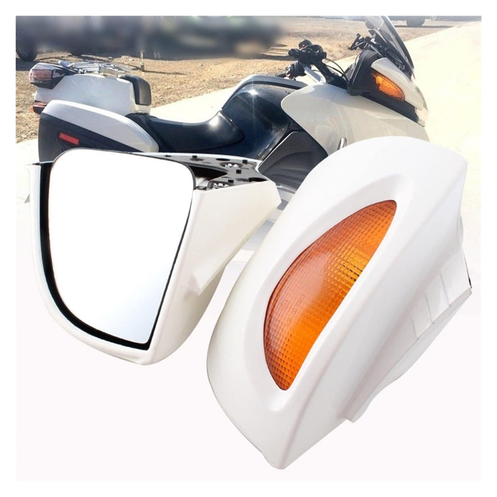 Motorrad Rückspiegel Für BM&W R1100RT R1100 RTP R1150RT R1150 R850RT Motorrad Rückspiegel Seitenspiegel Signale Objektiv von VPLPEREQAK