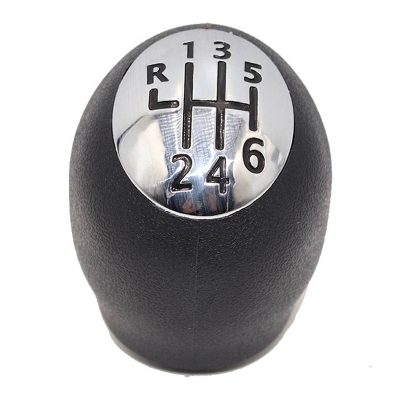 VPVEPHMKK Auto Schaltknauf Schaltkugel Handball Kopf Knopf Chromkappen passend for Renault passend for ESPACE MK4 2002-2008 MPV Shift knob(R123456 plastic) von VPVEPHMKK