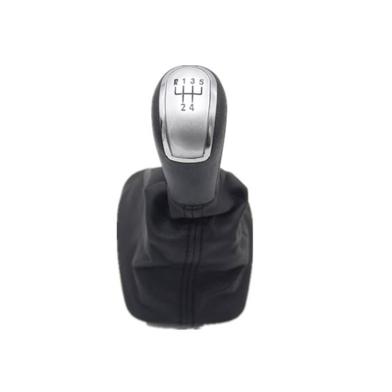 VPVEPHMKK Passend for Skoda Passend for Fabia MK1 1999 2000 2001 2002 2003 2004 2005 2006 2007 2008 Auto-Styling 5-Gang-Schaltknauf-Lederstiefel Shift knob von VPVEPHMKK