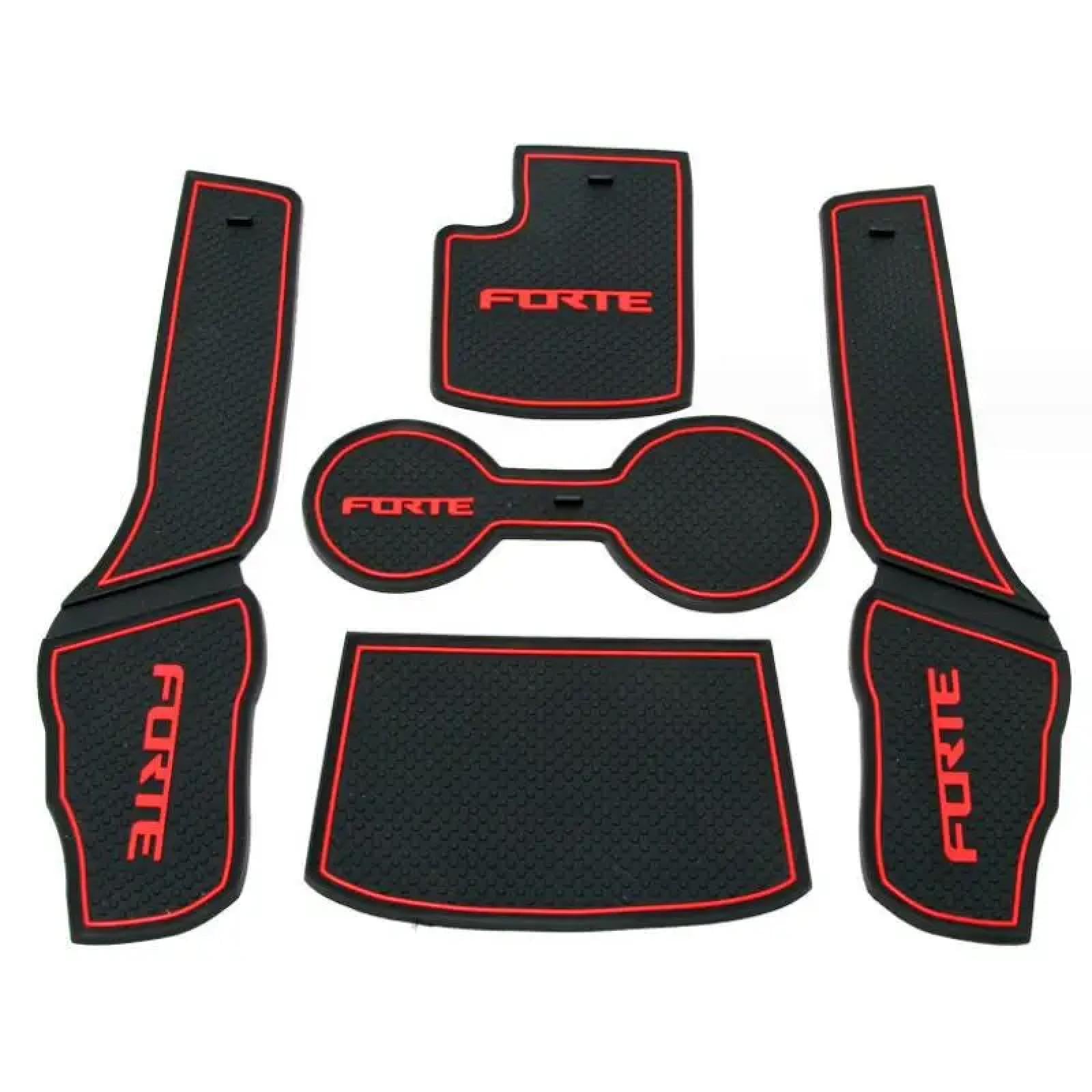 Car Door Slot Pad Mat Für Fabia 2011-2014 Auto Anti-Schmutzige Pad Armlehne Lagerung Pad Anti-Rutsch Matte von VPofhHF