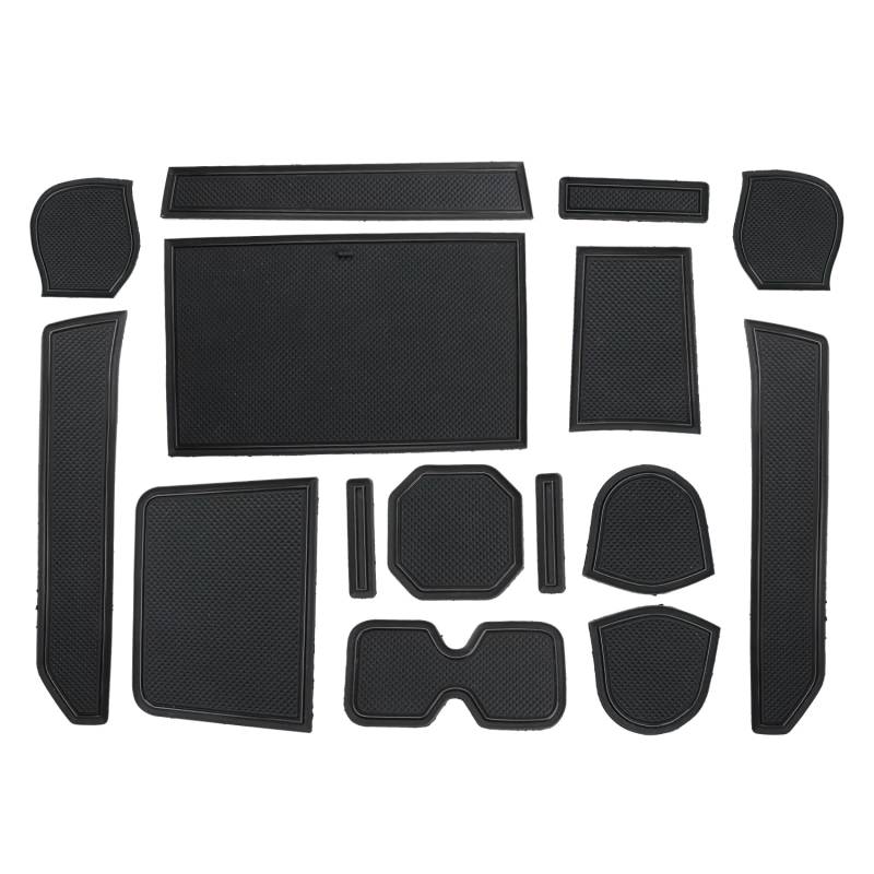 Car Door Slot Pad Mat Für IGNIS 2021-2023 Black15Pcs Auto Tür Groove Matten Pads Anti-Rutsch von VPofhHF