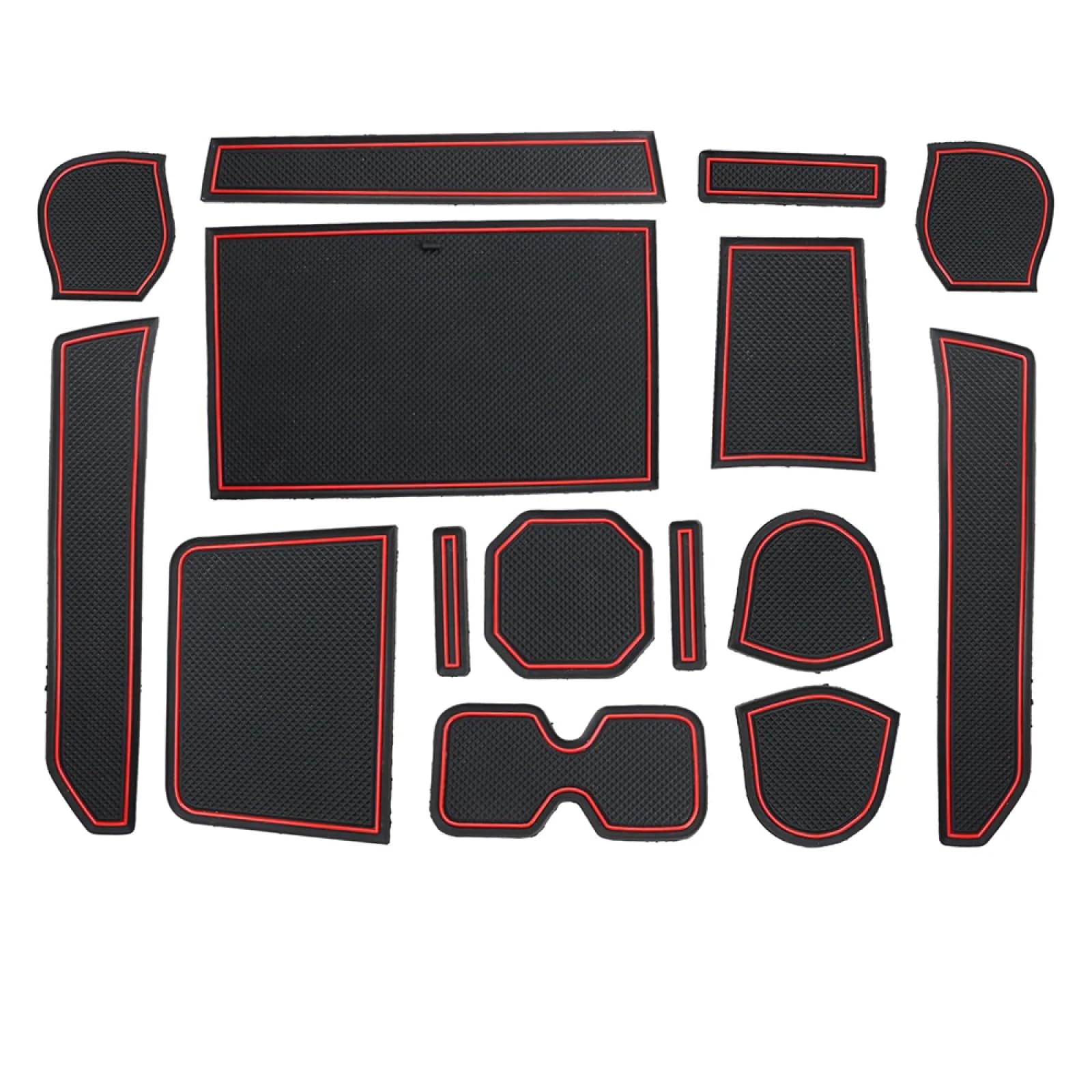 Car Door Slot Pad Mat Für IGNIS 2021-2023 RED15Pcs Auto Tür Groove Matten Pads Anti-Rutsch von VPofhHF