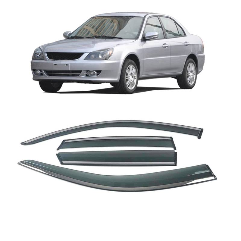 Car Window Rain Visors Shade Shelter Guard Cover Deflectors Compatible With MITSUBISHI Grandis Galant ASX Lancer Eclipse Cross Outlander(For Lancer 2006-2017) von VQJRZKPMX