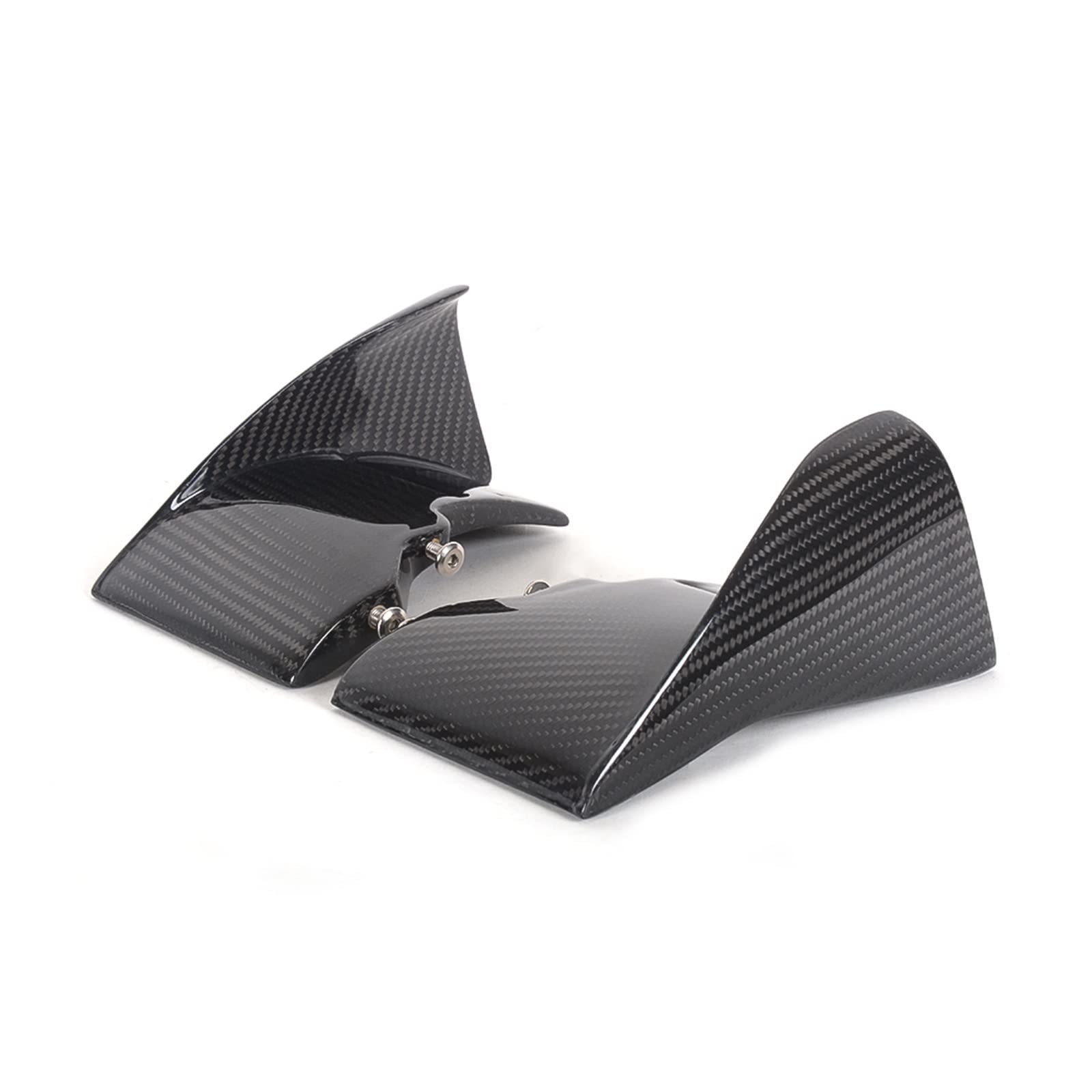 Compatible With KAWASAKI H2 Carbon Fiber Aerodynamic Wing Spoiler Winglets Lower Winglets Double-sided Gloss Motorcycle Accessories von VQJRZKPMX