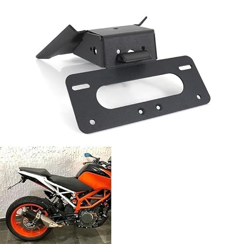 Hinterer Kotflügel-Entfernungssatz Kennzeichenhalter Kompatibel mit KTM Duke 125 Duke 250 390 Duke 2017-2022 von VQJRZKPMX