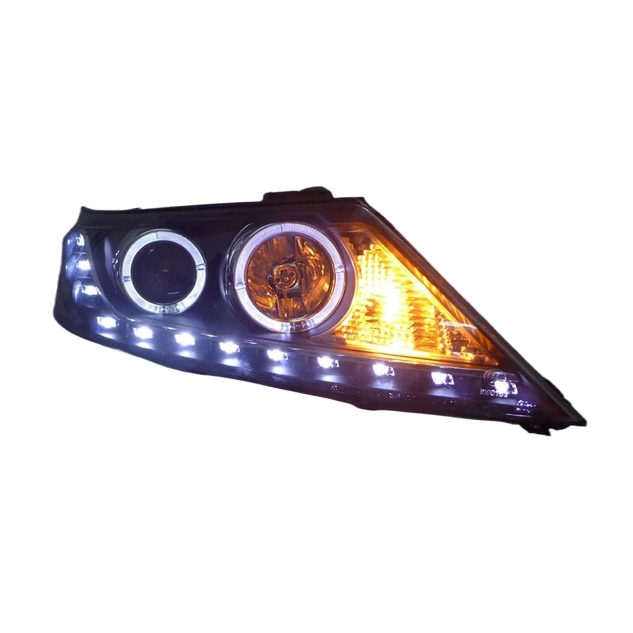 Modified Black LED Lens Far And Near Beam Headlight Assembly Sorento Compatible With Kia 2009 2010 2011 2012 2Pcs von VQJRZKPMX