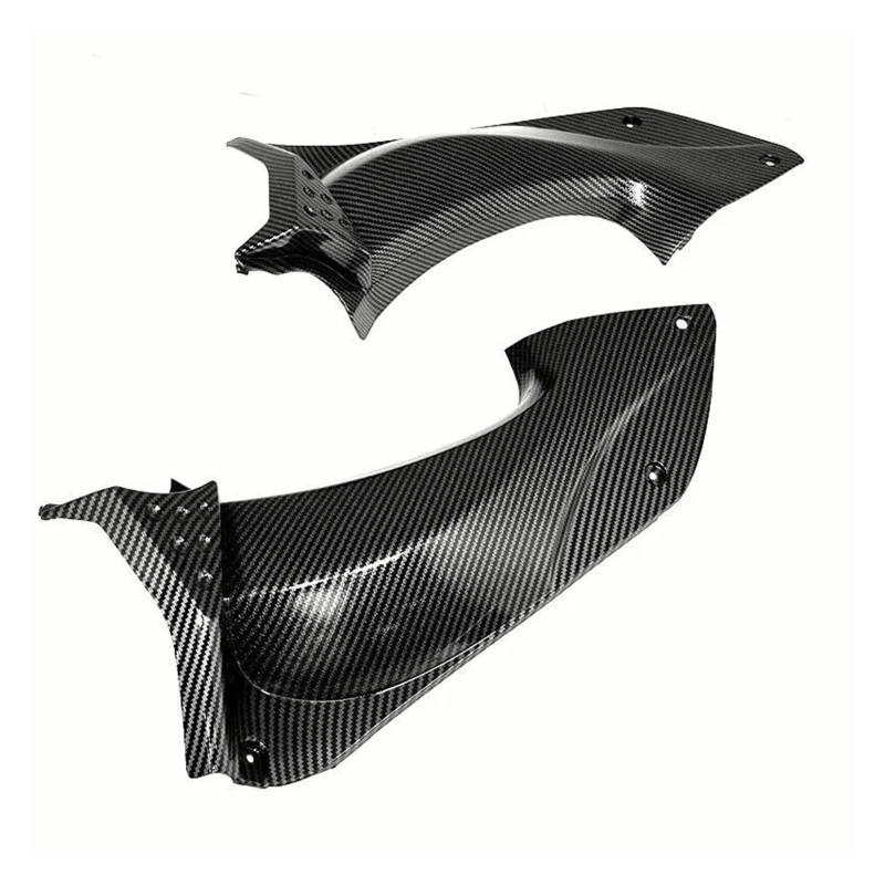 Motocycle Carbon Fiber Side Ram Air Duct Cover Upper Front Dash Cover Fairing Cowl Compatible With Kawasaki Ninja ZX-14 ZX14 2006-2011 von VQJRZKPMX