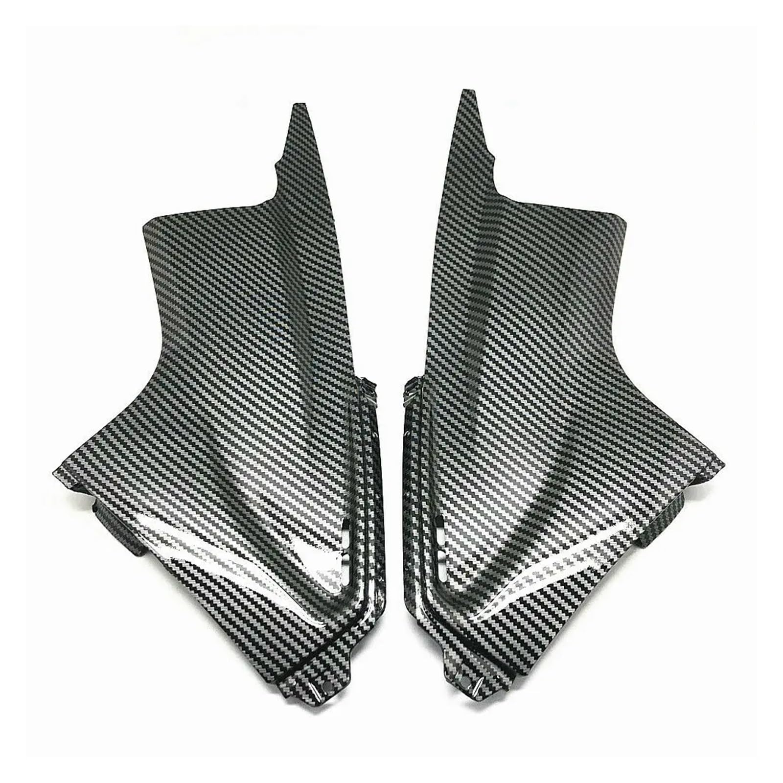 Motorcycle ABS Carbon Fiber Side Air Duct Cover Fairing Insert Bracket Fairing Cowling Compatible With YAMAHA YZF R6 YZFR6 YZF-R6 2003-2005 von VQJRZKPMX