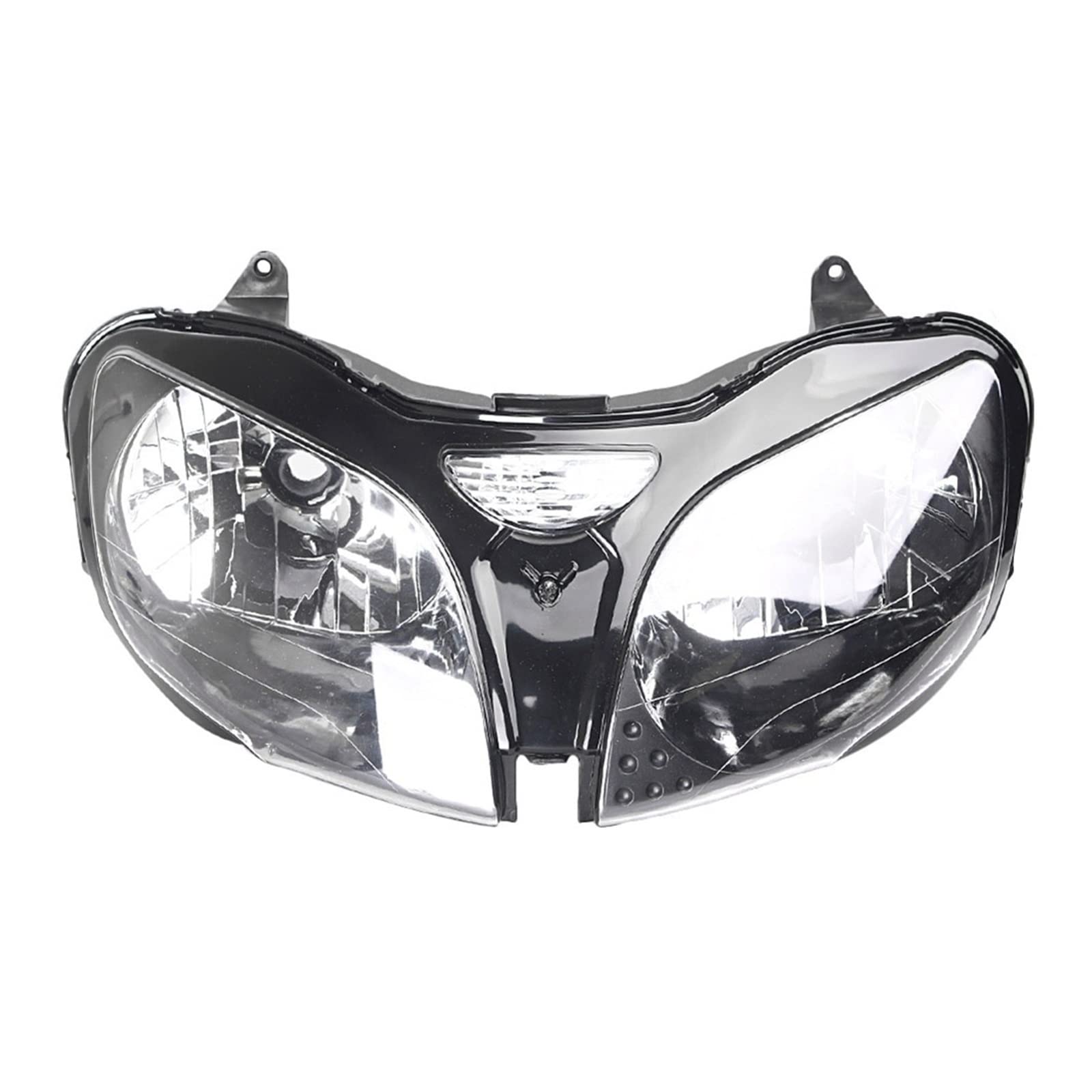 Motorcycle Front Headlight Headlamp Assembly Compatible With Kawasaki ZX9R 2000-2003 & ZX6R 2000-2002 & ZZZR600 ZX600J 2000-2008 von VQJRZKPMX