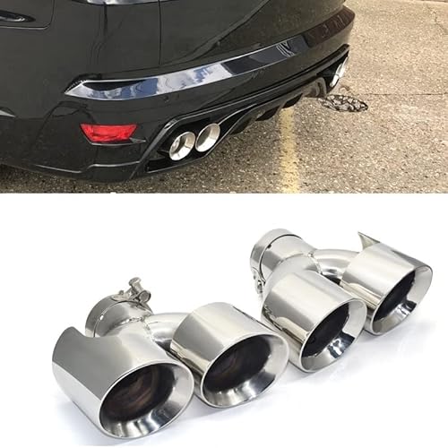 Quad Compatible With Exhaust Tip Compatible With Land Rover Range Rover Sport 2014-2017 Changed SVR Bodykit von VQJRZKPMX