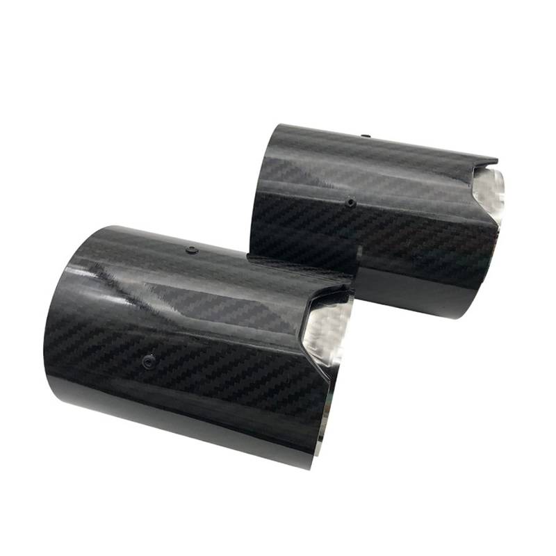 Real Carbon Fiber Exhaust Tip Compatible With Exhaust Pipe M2 F87 M3 F80 M4 F82 F83 M5 F10 M6 F12 F13 X5M X6M(51mm-95mm) von VQJRZKPMX