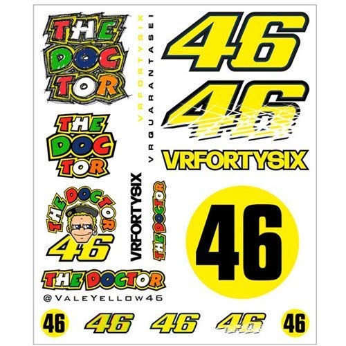 VR46 Aufkleber Große Offizielle Valentino Rossi von VR46