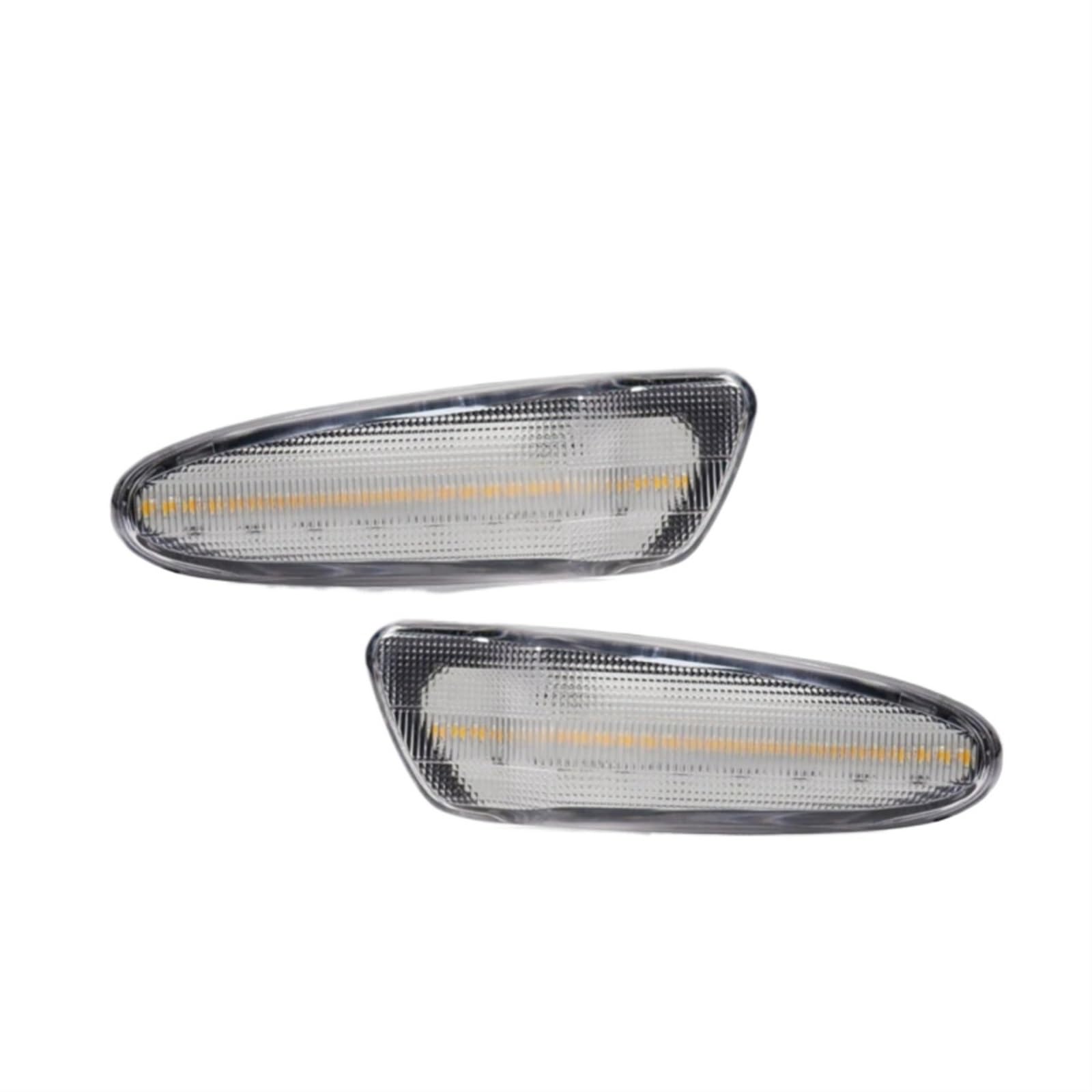 Rückspiegel Blinker Lampe Kompatibel Mit Toyota Für SUPRA MK.4 1997 1998 Für Celica 2000 2001 2002 2003 2004 2005 Stoßstangen-Seitenmarkierungsleuchte, Vordere Seitenmarkierungsleuchte(Clear,Amber) von VRFQZSH