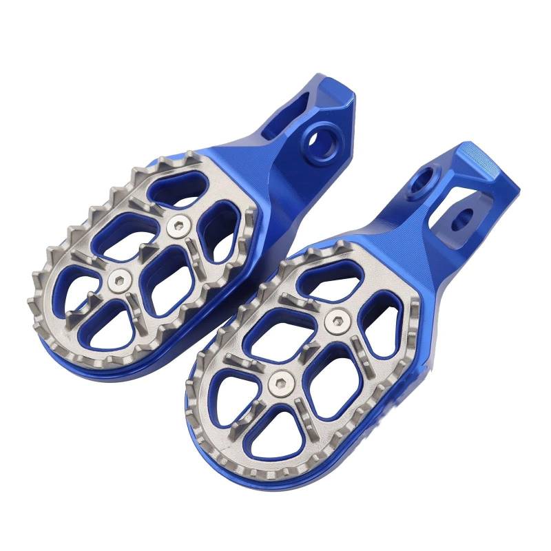 Fußstütze Fußrasten Pedal Für 150-500 XC SX XCF SXF 2023-2024 Für FC FX TX TC Motocross Teile Motorrad CNC Ruht Pedale Fußrasten Fußrasten Motorrad Hinten Set(Blue) von VRVMUMPDC