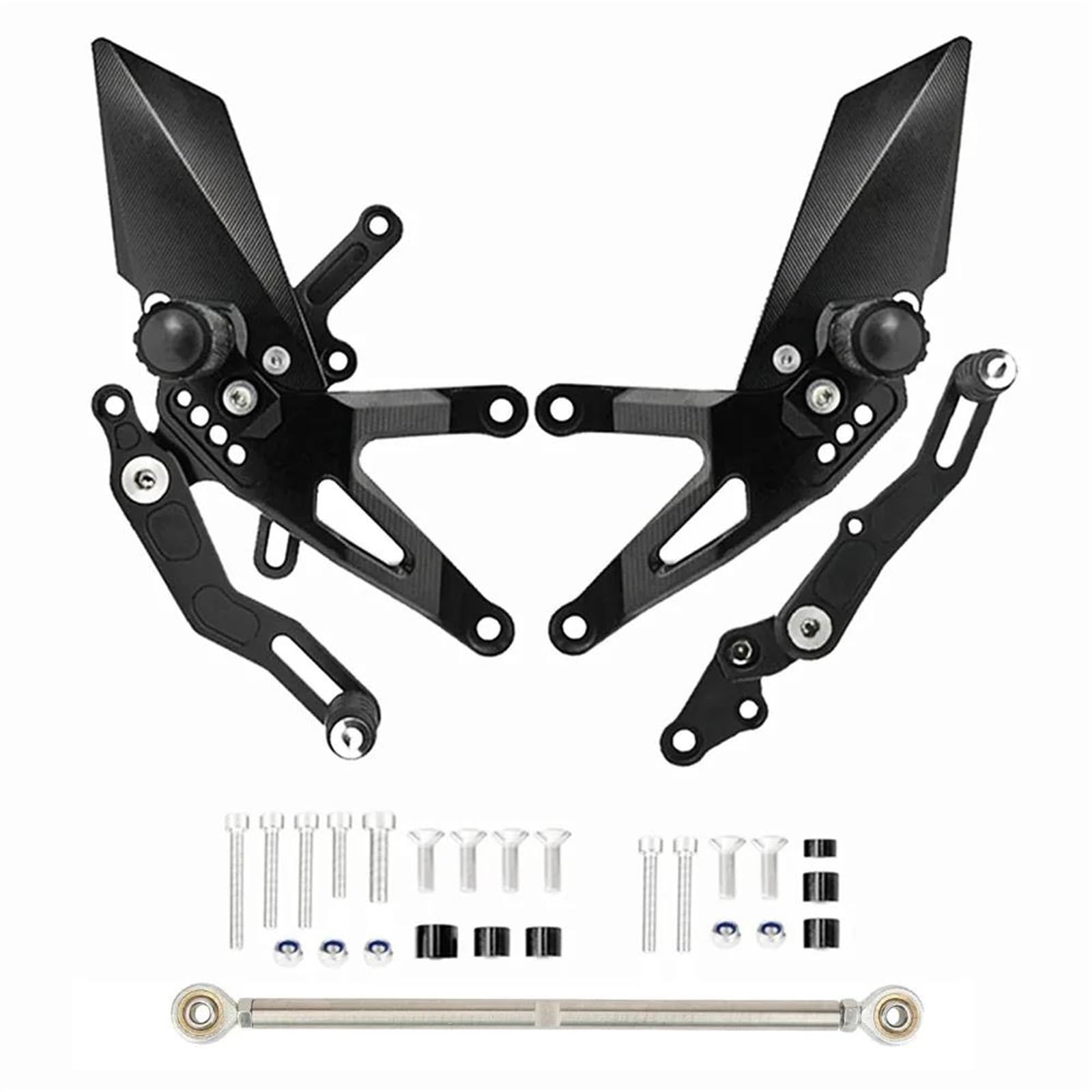 Fußstütze Fußrasten Pedal Für CB650R CB650F 2019 2020 Pedal Hinten Set Verkleidung Winglet Für CBR650R CBR650F 2021 Motorrad Einstellbare Fußrastenanlage Fußrasten Motorrad Hinten Set(Type A) von VRVMUMPDC