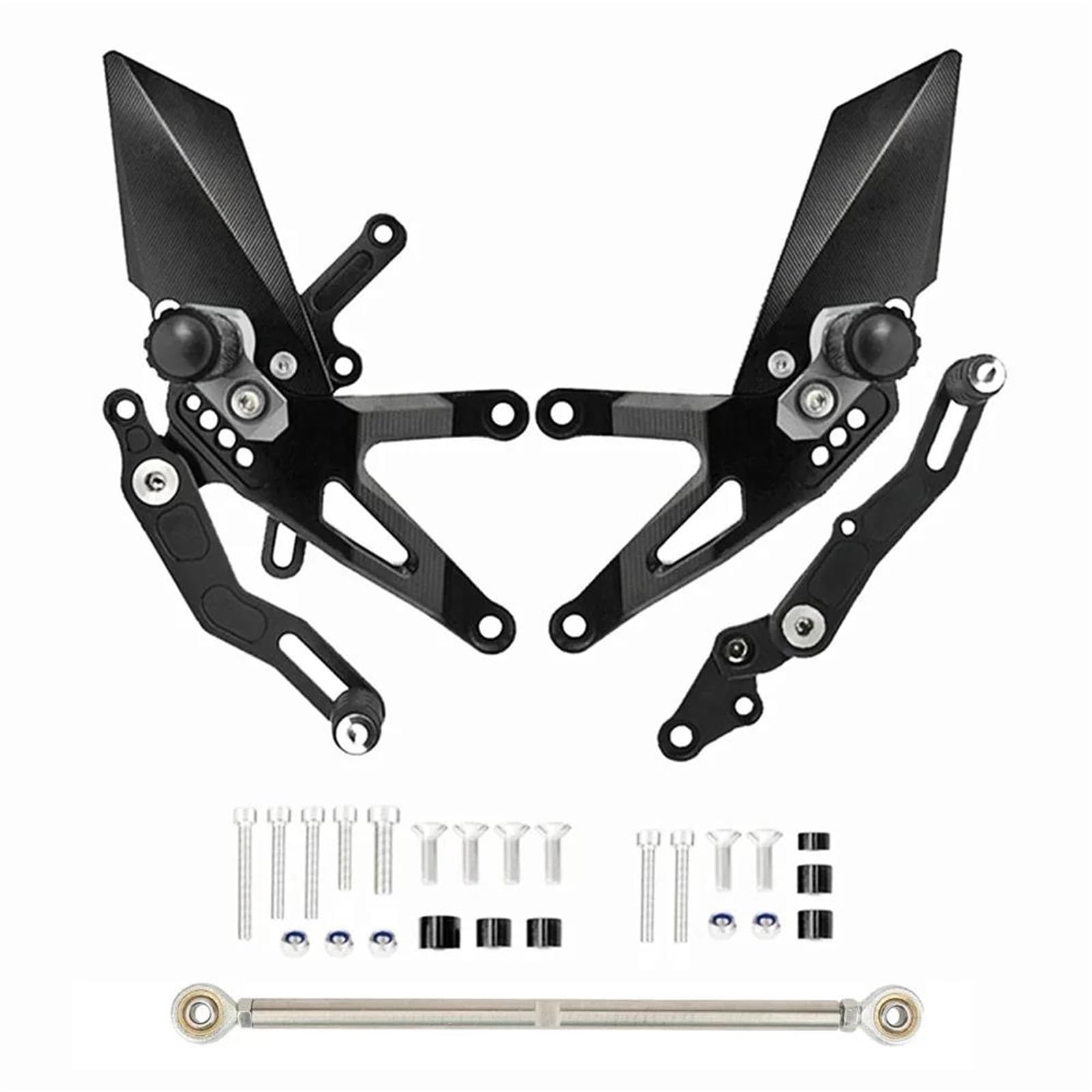 Fußstütze Fußrasten Pedal Für CB650R CB650F 2019 2020 Pedal Hinten Set Verkleidung Winglet Für CBR650R CBR650F 2021 Motorrad Einstellbare Fußrastenanlage Fußrasten Motorrad Hinten Set(Type B) von VRVMUMPDC