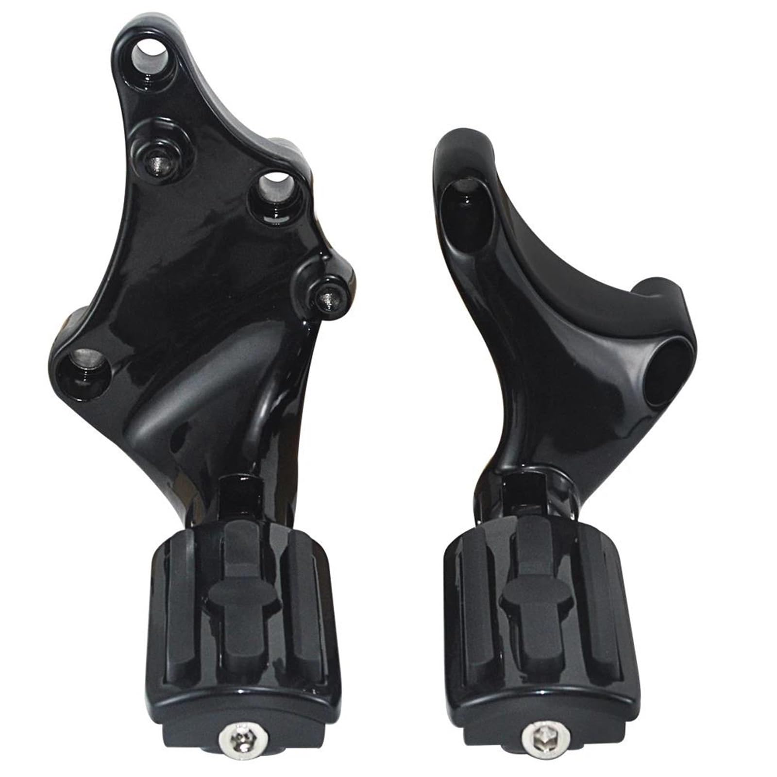 Fußstütze Fußrasten Pedal Für Harley Sportster XL1200 Roadster Eisen 883 2014-2022 Motorräder Zubehör Passagier Hinten Fußrasten Halterung Fußstützen Motorrad Hinten Set(Type A) von VRVMUMPDC