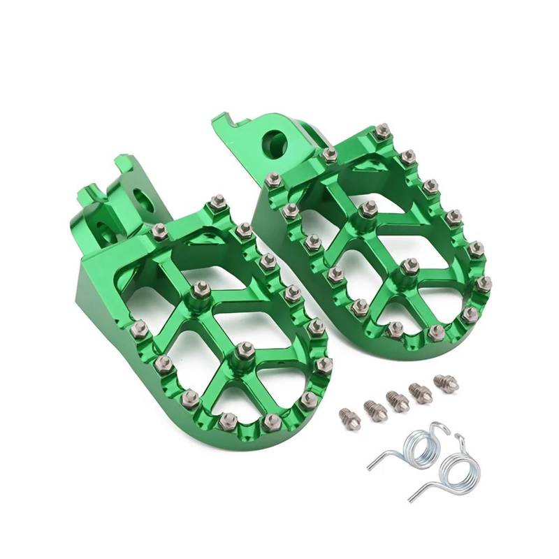 Fußstütze Fußrasten Pedal Für Kawasaki Für KX450F KXF 450 450F 2009-2018 KX450 KX450X Motorrad CNC Getriebe Schalthebel Fußrasten Rest Fußstützen Pedal Fußrasten Motorrad Hinten Set(Type A) von VRVMUMPDC