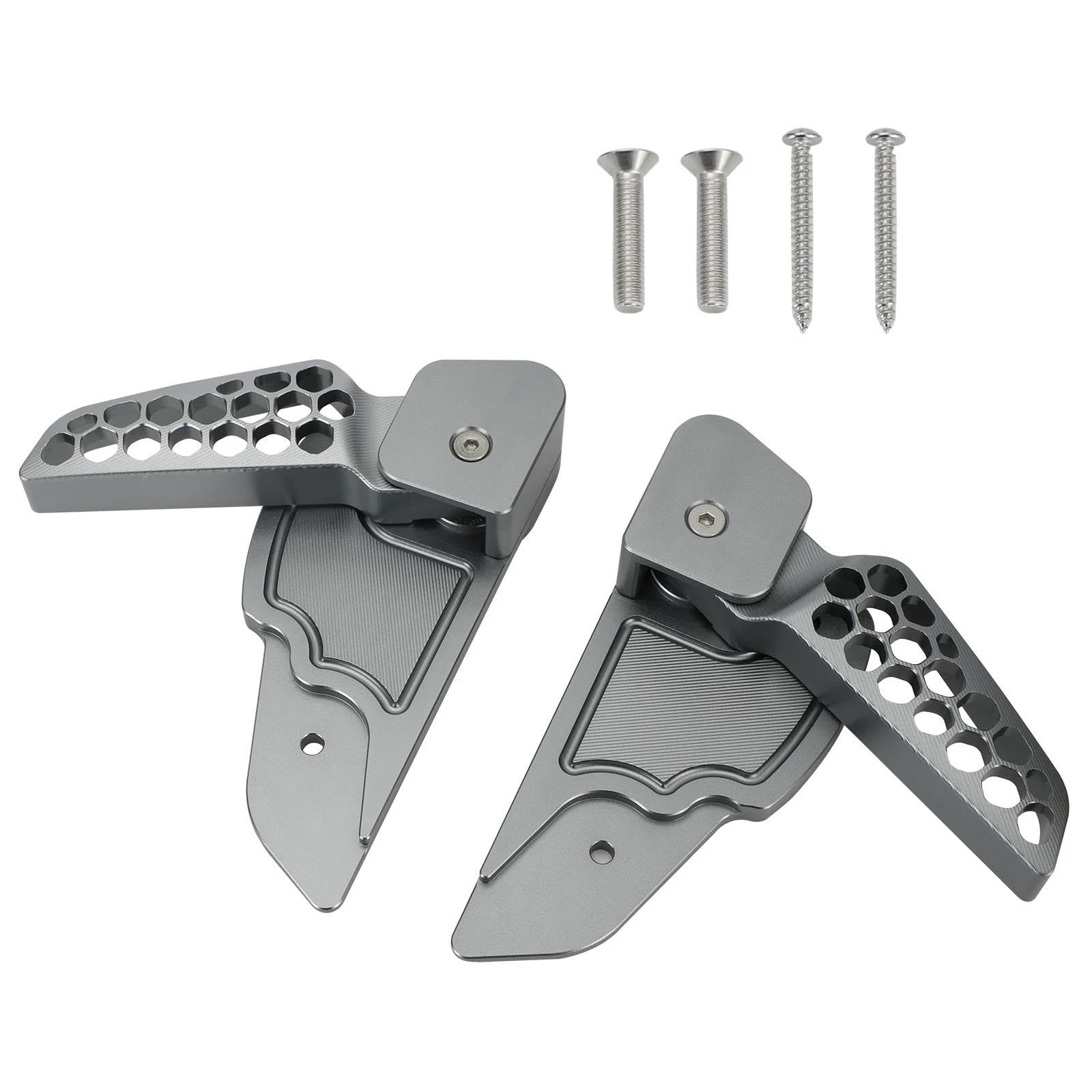 Fußstütze Fußrasten Pedal Für Primavera/Sprint 125 150 17-20 Motorrad Zubehör Hinten Fußstützen Fuß Peg Motorrad Hinten Set(Titanium) von VRVMUMPDC