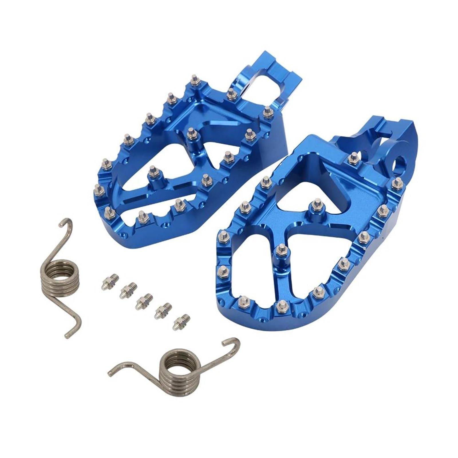 Fußstütze Fußrasten Pedal Für SX SXF EXC EXCF XC XCF XCW 125 150 250 300 350 450 500 Dirt Bike Motorrad CNC Verlängern Fußrasten Fußrasten Ruht Pedale Motorrad Hinten Set(Blue) von VRVMUMPDC