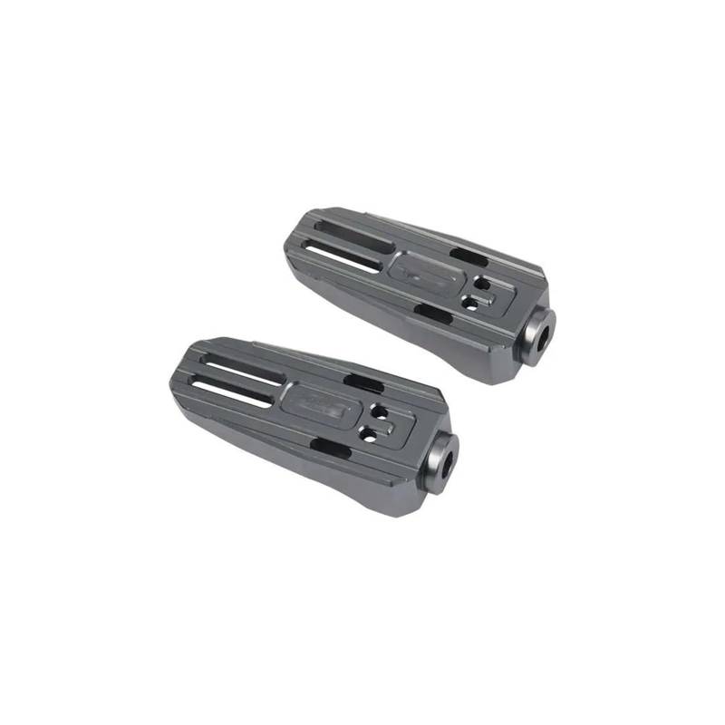 Fußstütze Fußrasten Pedal Für Super SOCO TC TS Lite Pro TS 1200R TSX Zubehör Motorrad Erweitern Vorne Fußstütze Fahrer Fußrasten Fußrasten Pedal Motorrad Hinten Set(Gray) von VRVMUMPDC