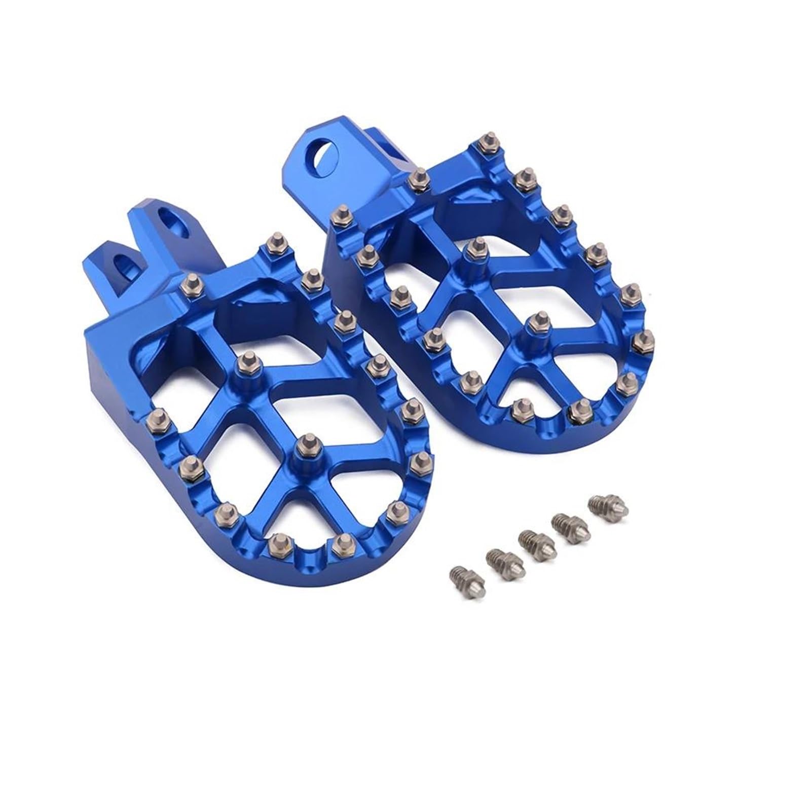 Fußstütze Fußrasten Pedal Für Suzuki Für RM125 RM250 RMX250S 250R DRZ400 400E 400S 400SM KLX400R KX500 Motorrad Zubehör Fußrasten Fußrasten Fußrasten Pedal Motorrad Hinten Set(Blue) von VRVMUMPDC