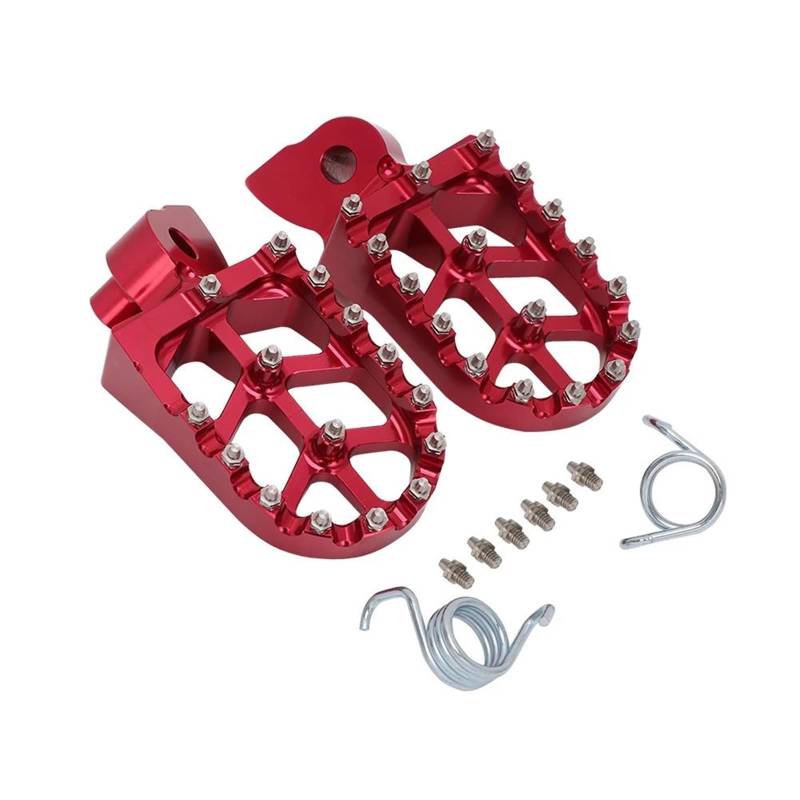 Fußstütze Fußrasten Pedal Für YZ65 YZ85 YZ125 YZ250 YZ250F WR250F YZ450F WR450F YZ250FX Motorrad Fußrasten Fußstütze CNC Fußrasten Stützen Pedale Motorrad Hinten Set(Type F) von VRVMUMPDC