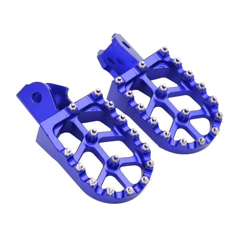 Fußstütze Fußrasten Pedal Motocross Universal Motorrad CNC Aluminium Fußrasten Halterung Pedal Fußrasten Für Sur Ron Sur-Ron Surron Light Bee X & S Elektrische Motorrad Hinten Set(Blue) von VRVMUMPDC