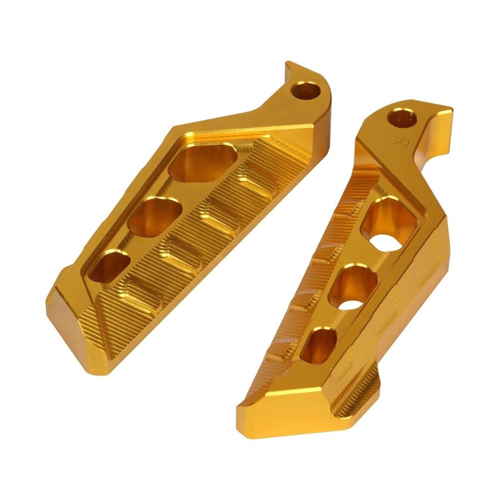 Fußstütze Fußrasten Pedal Motorrad Zubehör Hinten Fußrasten Stützen Passagier Fußstützen Für MT125 MT03 MT10 SP Motorrad Hinten Set(Gold) von VRVMUMPDC