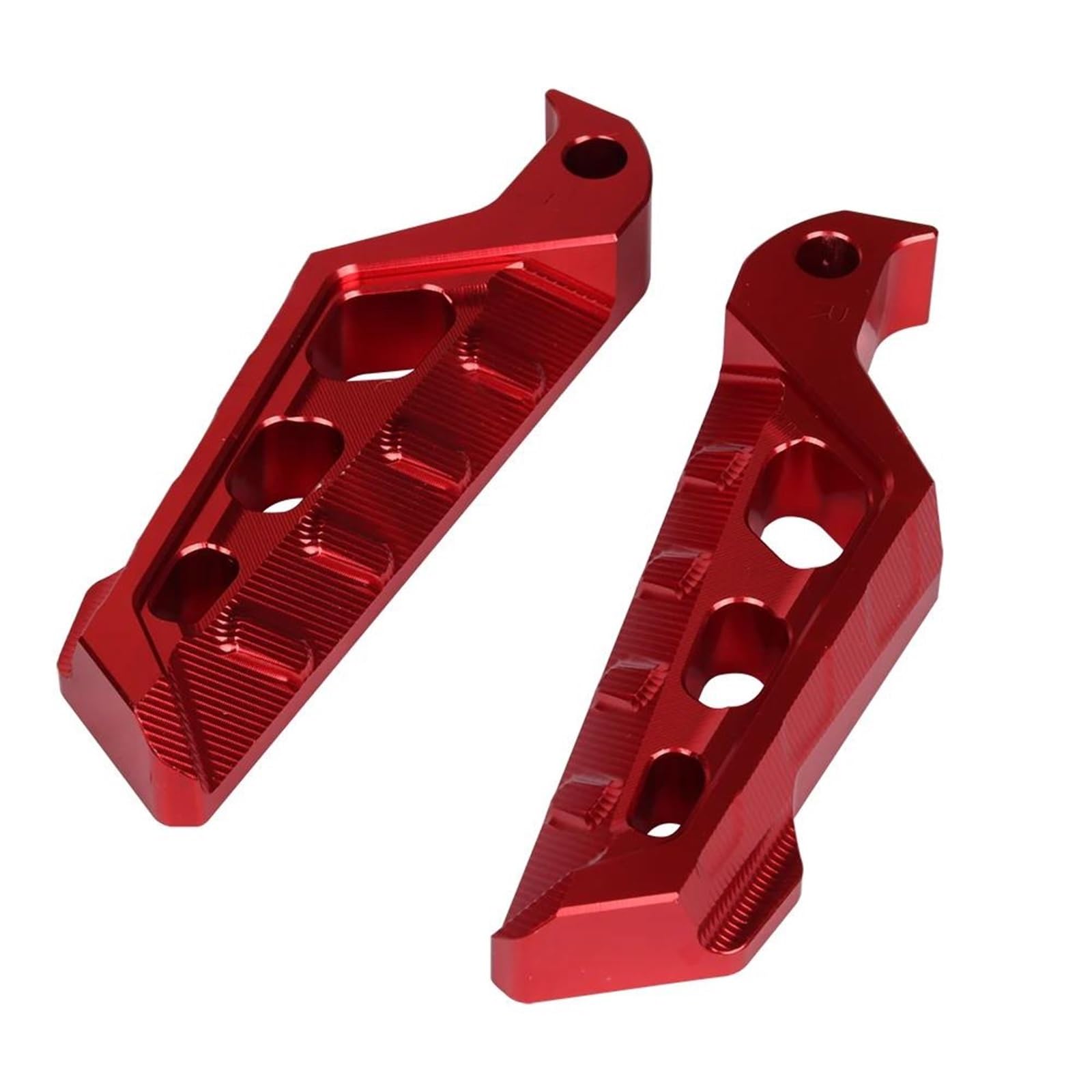 Fußstütze Fußrasten Pedal Motorradzubehör Hinten Fußrasten Stützen Passagier Fußstützen Für XT1200Z XT1200ZE Super Tenere 2018-2023 Motorrad Hinten Set(Red) von VRVMUMPDC