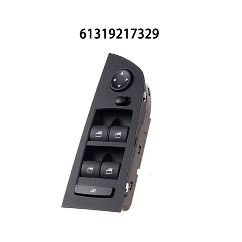 Elektrische Fensterheber 1pcs vorne Links Master-E-Fensterheber Control Switch Kompatibel mit 2004-2013 3er Kompatibel mit BMW E90 E91 M Autozubehör Fensterheberschalter(61319217332) von VSAQWERTY