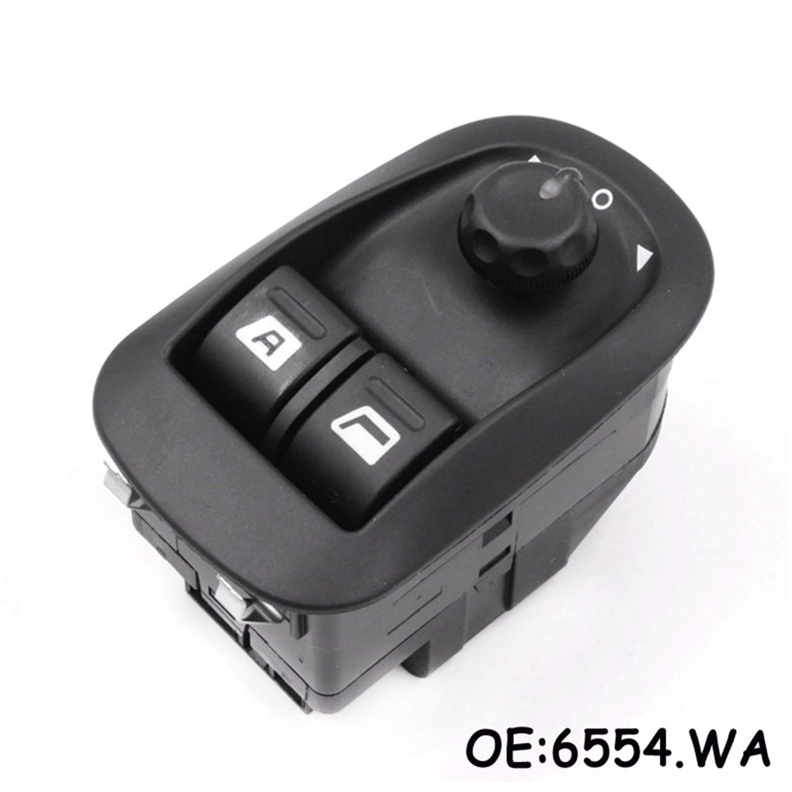 Elektrische Fensterheber 6554.WA 6554WA New Electric Power Fenster Switch Master-Knopf gepasst for Peugeot 206 2002-2013 2014 2015 2016 Autozubehör Fensterheberschalter von VSAQWERTY