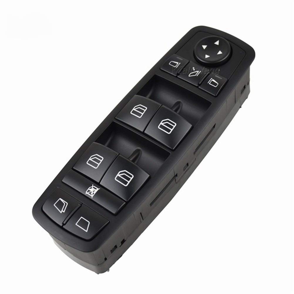 Elektrische Fensterheber Auto-Fensterheber Master Control-Schalter gepasst for Mercedes Benz GL-Klasse R GL320 GL450 R280 R300 R320 R350 R500 R550 R63 2518300390 Fensterheberschalter(Black) von VSAQWERTY