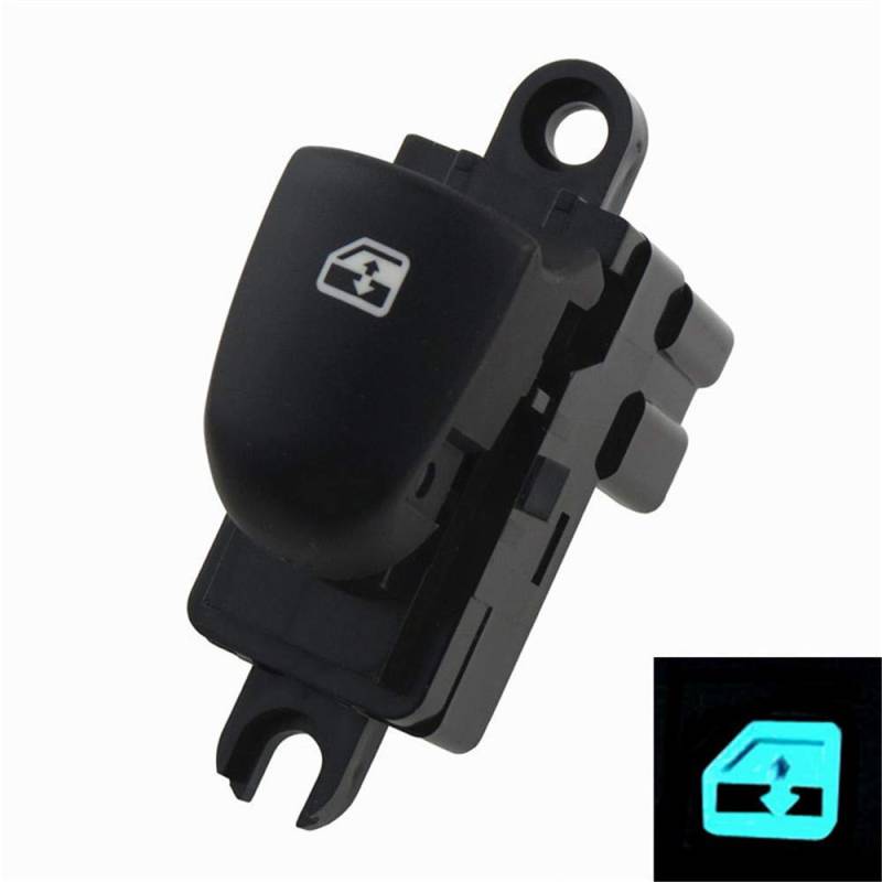 Elektrische Fensterheber Eisblau-Lichtfenster-Lifter-Switch-Treiber-Seite for Nissan Tiida 2011-2016 Altima 2013-2018 Fensterheberschalter(Passenger) von VSAQWERTY