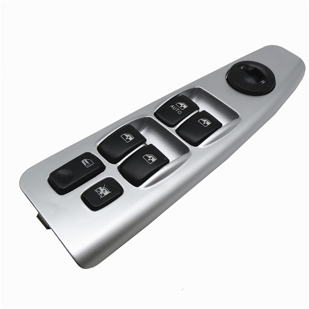 Elektrische Fensterheber Elektrische Stromfenster-Lifter-Master-Steuerschalter for Kia Cerato 93570-2F200 935702F200 Fensterheberschalter(Silver) von VSAQWERTY