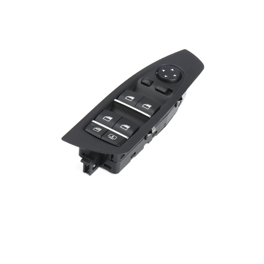 Elektrische Fensterheber Passend for BMW F01 F02 F04 Neuer Fahrerfenster-Spiegelschalterknopf Electric Power Hauptfensterschalter for BMW 7er 61319241915 Fensterheberschalter(Black) von VSAQWERTY