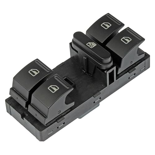 Elektrische Fensterheber Power Fenster Control Master Button Switch Fit Fit Seat Altea XL Ibiza 4 ST Passt for Leon Passt for Toledo 3 1k4 959 857 Fensterheberschalter von VSAQWERTY