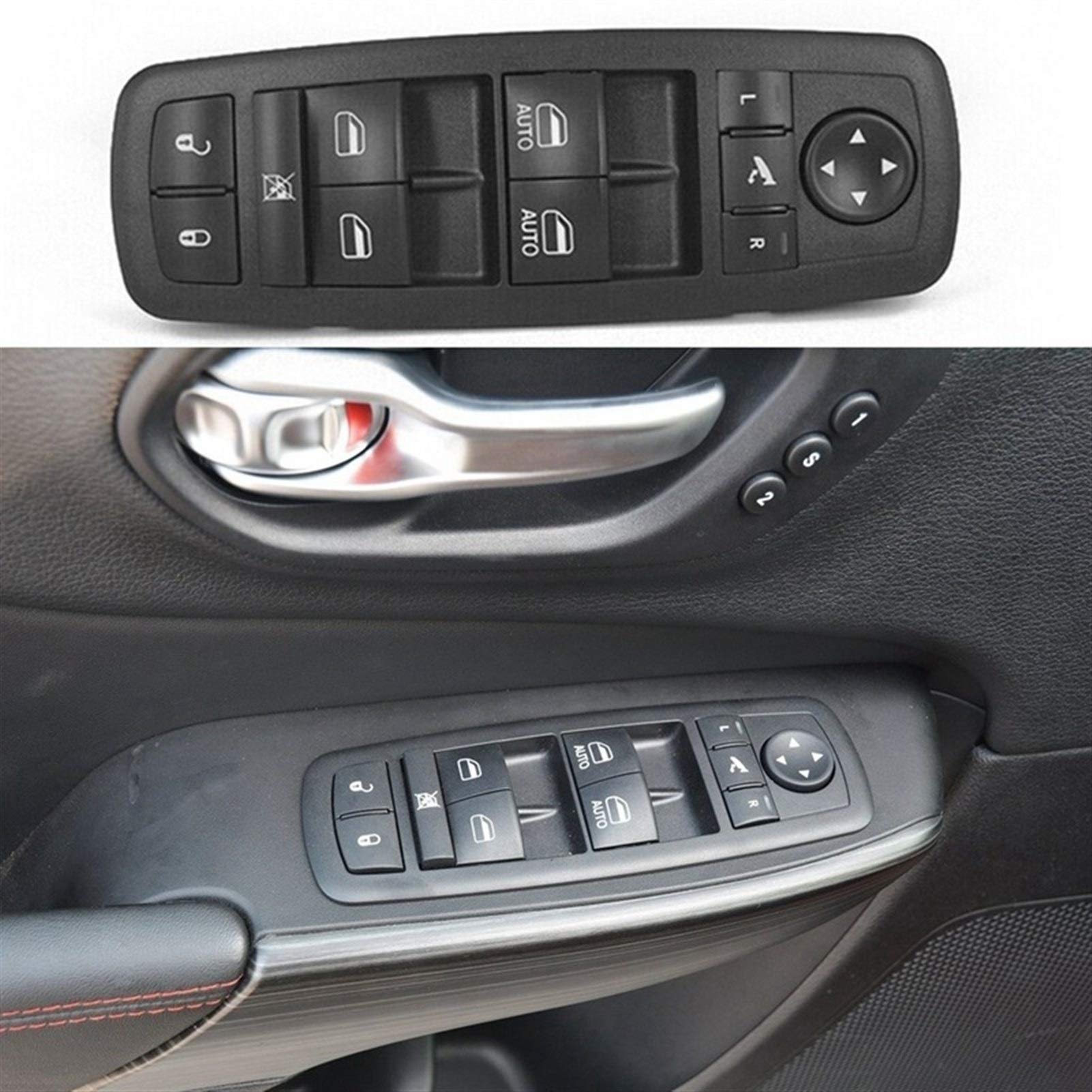 Fensterheber 68231806AA 68271208AA Master Power Window Door Switch Kompatibel mit Jeep Cherokee 2014-2020 Fensterschalter von VSAQWERTY