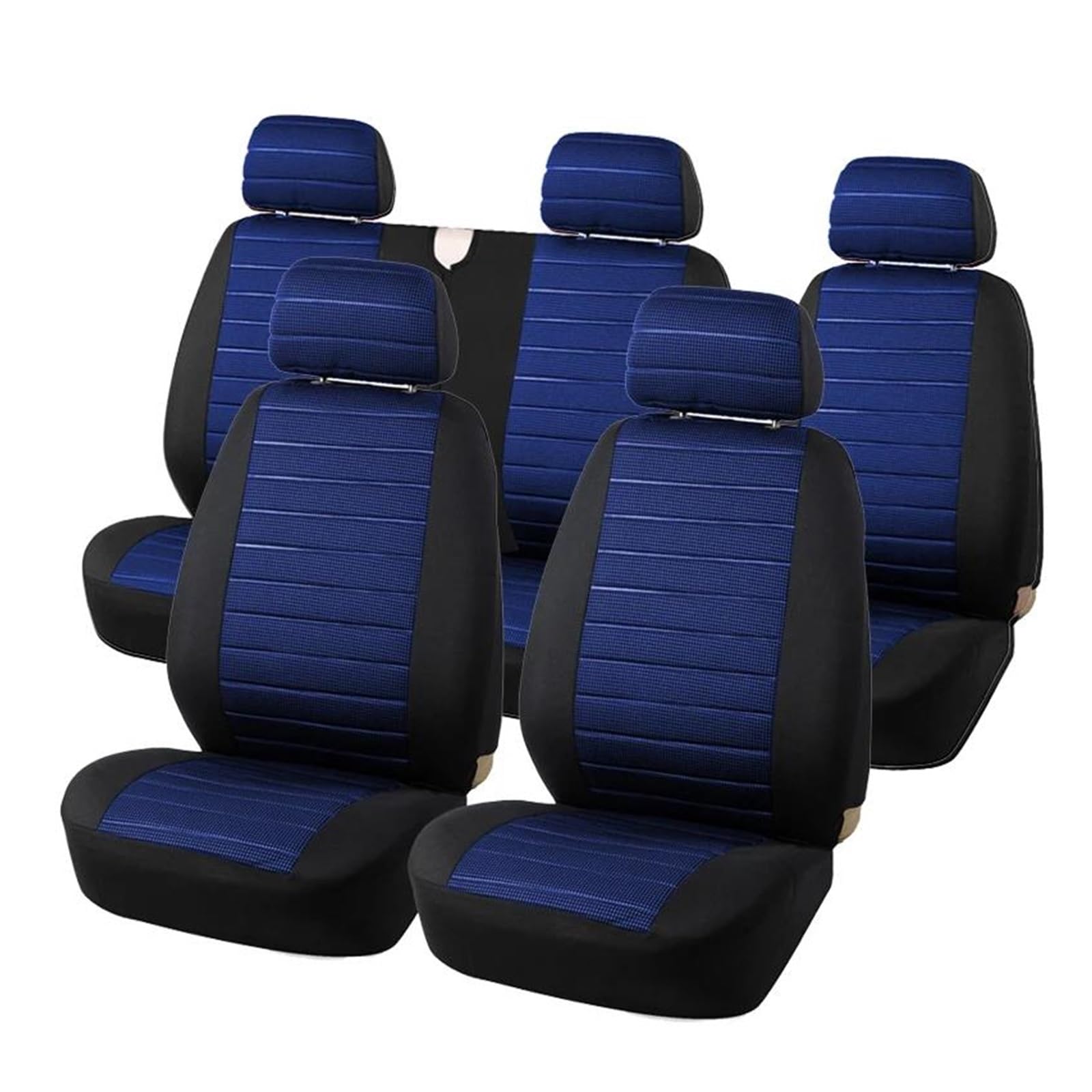 VSESTCDPB Sitzbezug Autokissen Schutzset Für VW LT T4 T5 Autositzbezug(Blau) von VSESTCDPB