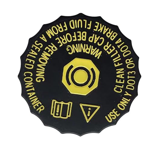 VSREI Bremsflüssigkeitsbehälterdeckel mit Staubschutz für Citroën Peugeot - Kompatibel mit Modellen 206, 207, 301, 2008, 3008, 308, 408, 508, C2, C3-XR, C4, C5 von VSREI