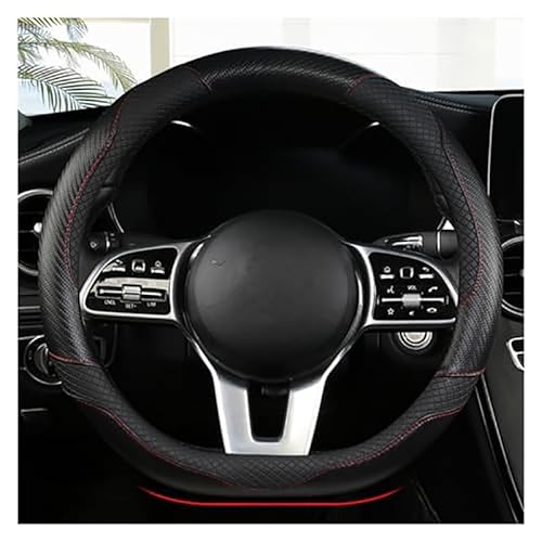 Lenkradbezug Auto, Für Ford Focus 3 MK3 2012-2014 Mode Anti-Rutsch-Leder Auto Innenraum,A von VTRWLMWN