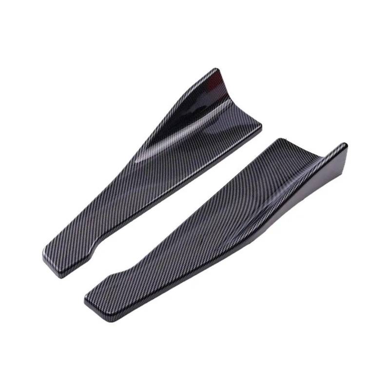 Karosserieschürze Lippenwinglets Auto Front Heck Stoßstangenleiste Lippe Spoiler Diffusor Splitter Kratzschutz Für N&issan Universal(Kohlefaser) von VTSGBLS