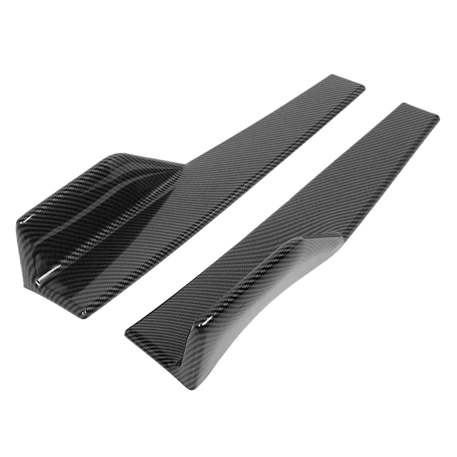 Karosserieschürze Lippenwinglets Autozubehör Für A3 A4 B6 A6 C6 A5 B7 Q5 C5 8P Q7 TT C7 A1 S3 A7 B9 8L A8 Seitenschweller-Bodykit-Spoiler(Carbonfaser-Optik) von VTSGBLS