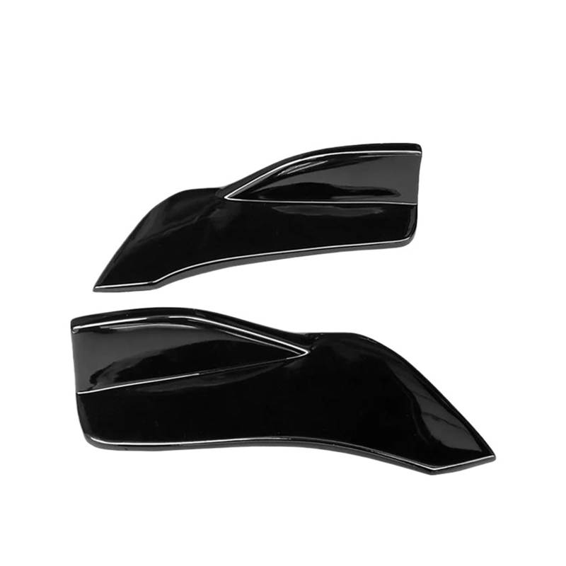 Karosserieschürze Lippenwinglets Für B&MW 2er F22 F23 218i 220i 225i 2014-2019 Heckstoßstangensplitter Kofferraumspoilerlippe Canard Wing Diffusor Wrap Angle(Schwarz glänzend) von VTSGBLS