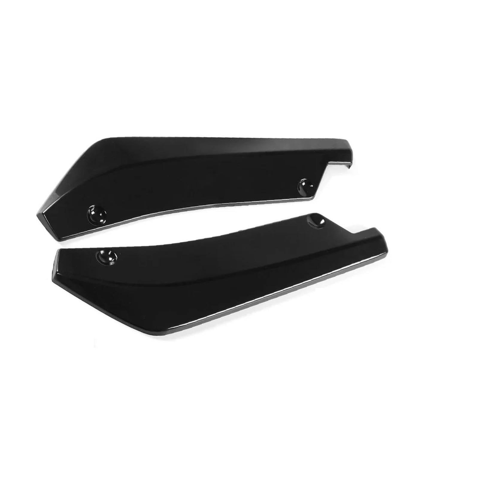 Karosserieschürze Lippenwinglets Für B&MW X5 X7 E46 E91 E90 E93 E81 E82 E87 E60 E65 Heckspoilerlippe Wrap Angle Diffusor Splitter Canard(Glänzend schwarz) von VTSGBLS