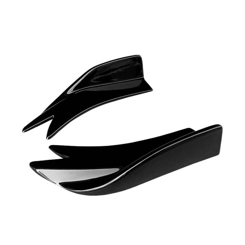 Karosserieschürze Lippenwinglets Für Ct200h 2014-2022 Auto Heckstoßstangensplitter Schürzen Lippenspoiler Canard Wing Diffusor Wrap Angle Protector(Schwarz glänzend) von VTSGBLS