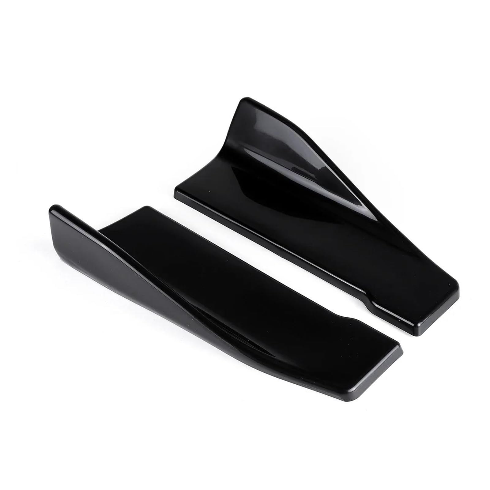 Karosserieschürze Lippenwinglets Seitenschwellerverlängerung Hecksplitter Winglet-Schürzen Bodykit Für Mitsubishi Für Lancer Für EVO 10 2008–2015(Schwarz) von VTSGBLS