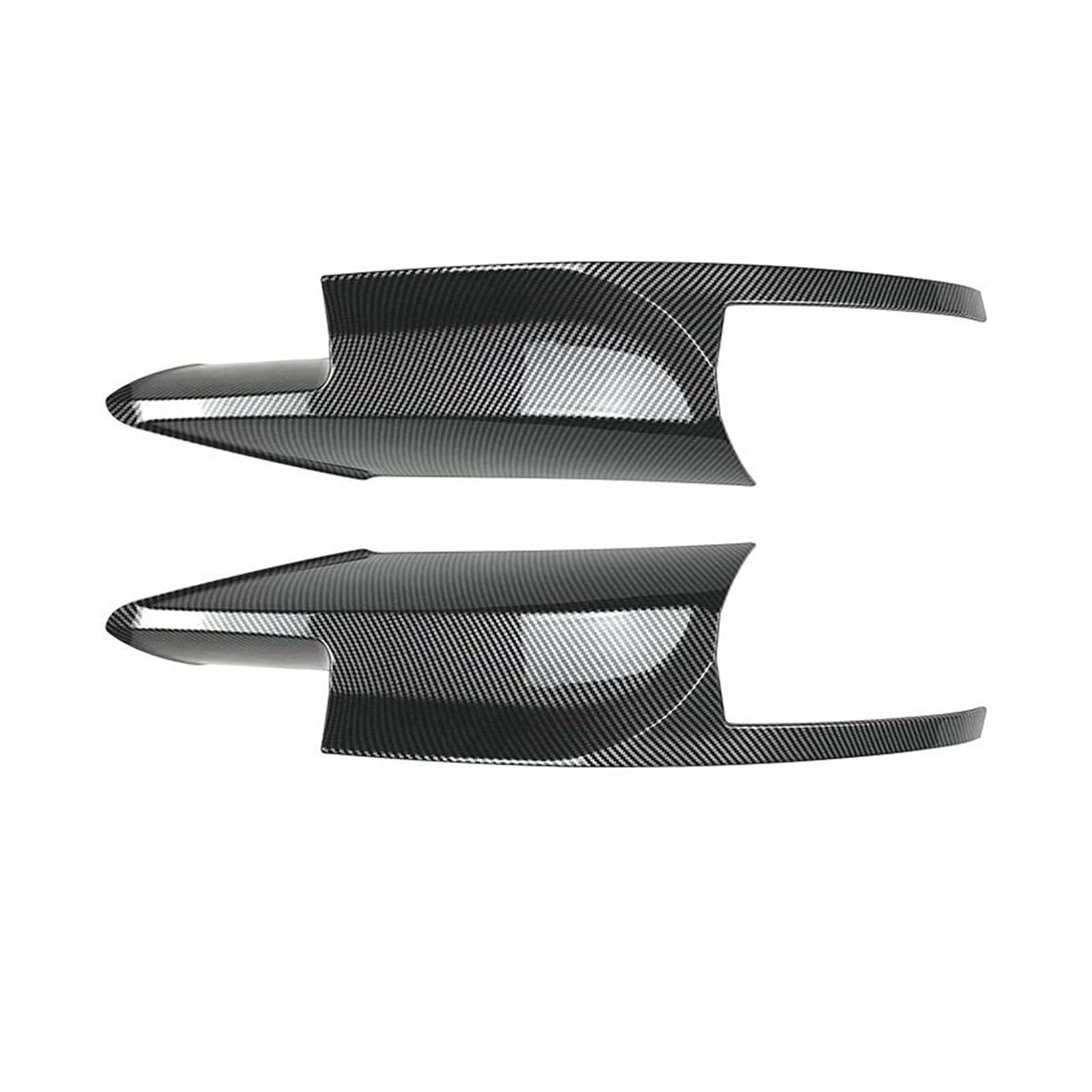 Karosserieschürze Lippenwinglets Spoiler Canard Lip Cover Front Bumper Side Splitter Air Vent Intake Für B&MW 5er F10 F11 M5 2011–2017(Carbonfaser-Optik) von VTSGBLS